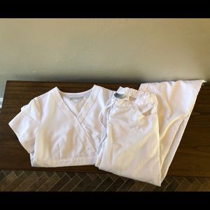 Grey’s Anatomy size small white scrub set